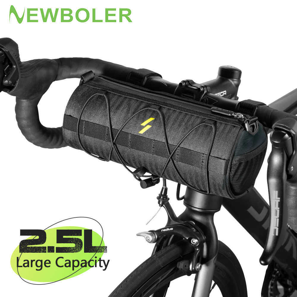 圆筒车把包公路自行车车头挂包骑行多功能背包折叠车前包bike bag