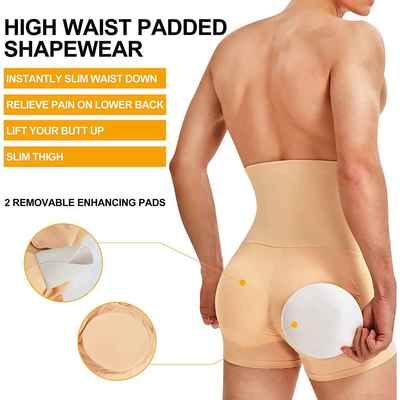 men shorts body sports training fitness buttocks plumping