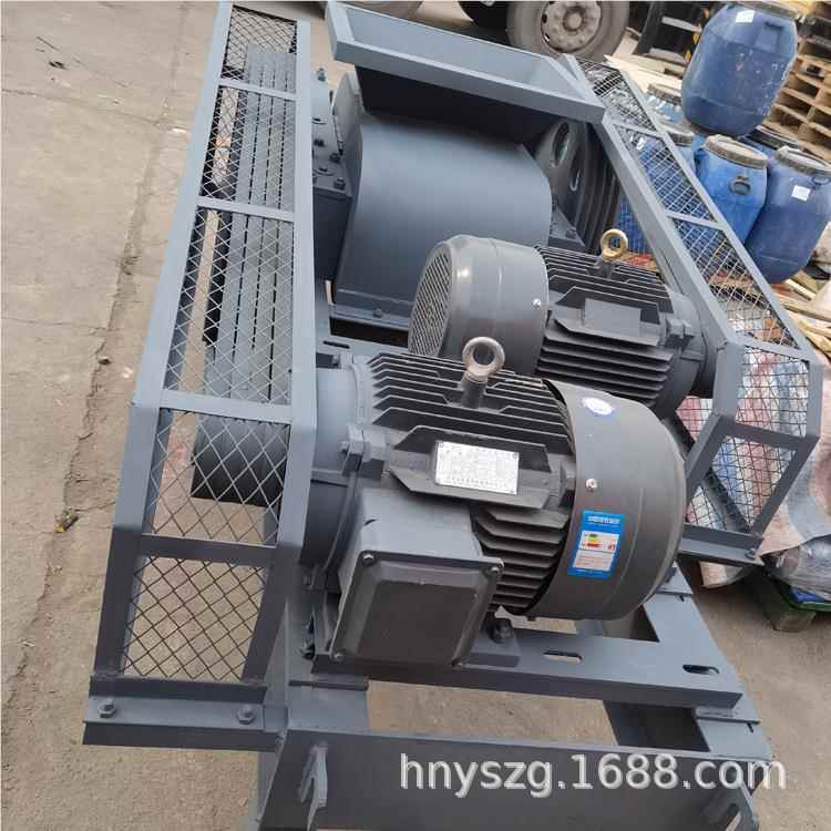 双辊粉PE610*40碎石机 花岗岩鹅齿卵双辊破砂碎机 石英砂挤压细碎