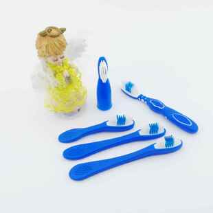 监狱看守拘留劳改戒毒所精神科安全手指套软短柄胶犯人专用品牙刷