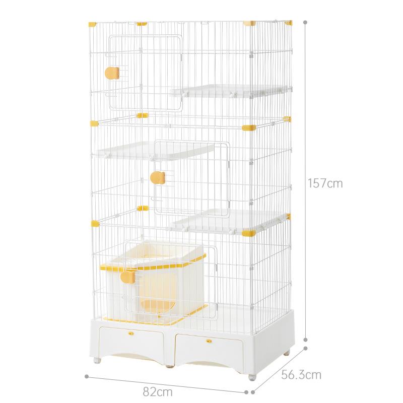 正品HAKE黑咔幼猫笼闭式猫砂盆一体宠物笼猫子室内猫窝空间封猫房