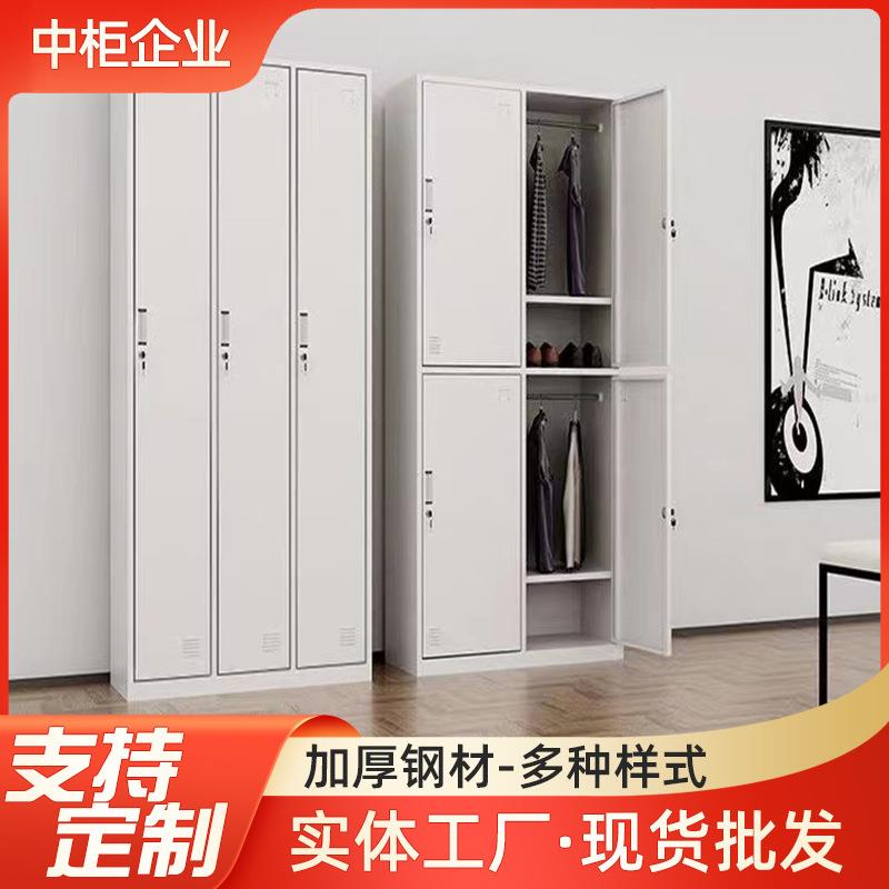 员工铁皮更衣柜 公司宿舍储物存包鞋柜 浴室换衣柜 学校储物柜