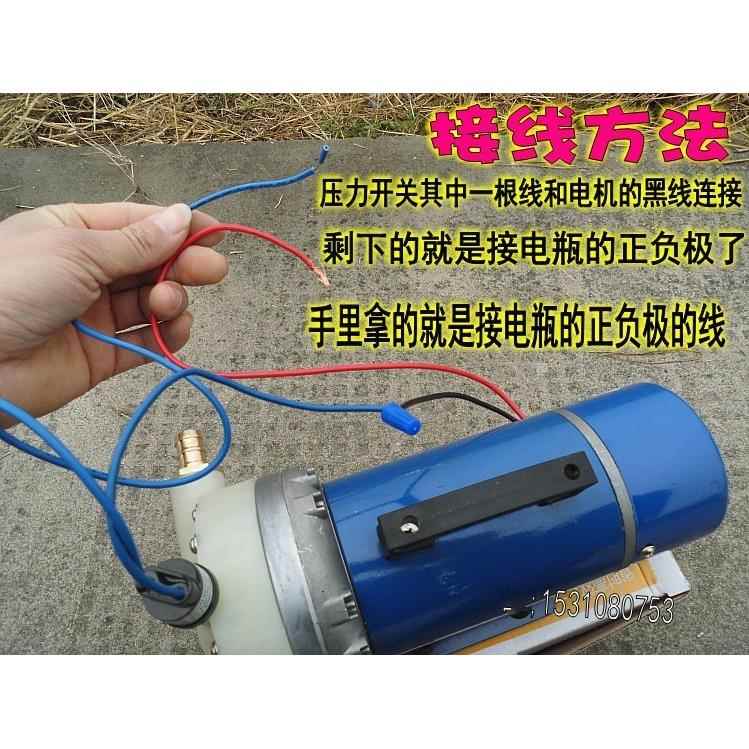 流动洗车210大功率12V24V48V60高压隔膜水泵便携车载洗车机洗车器