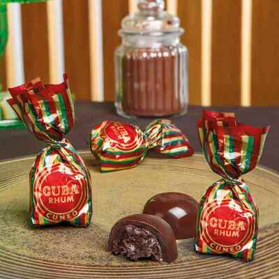 意大利进口闻绮Venchi 古巴朗姆酒心黑巧克力散装零食18g满10送1