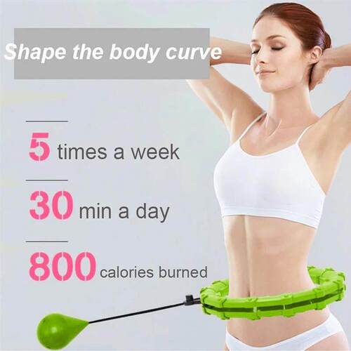Weighted Adjustable Smart Hula Circle Sport Hoops Weight Los
