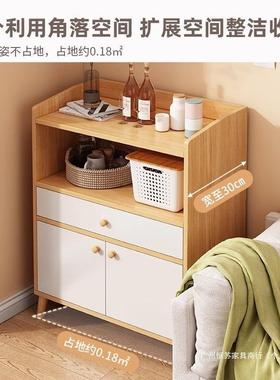 好餐边柜收纳物墙用储家靠物柜厨房多功能茶水柜大容量多层100031