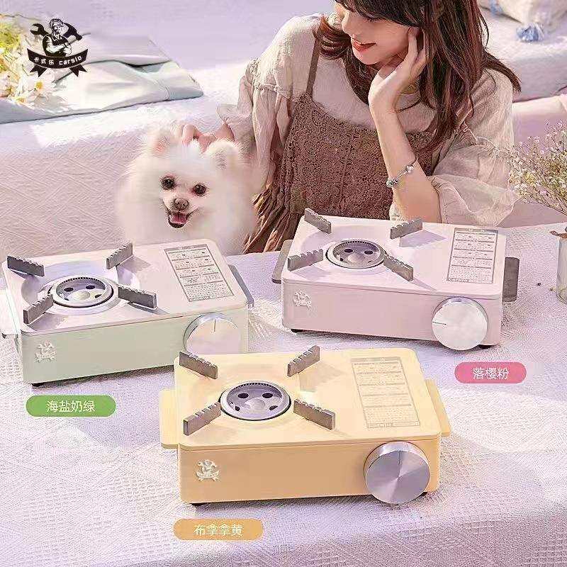 日式迷你卡式炉户外卡式炉便携野炊炉具烧烤炉家用卡磁火锅炉子