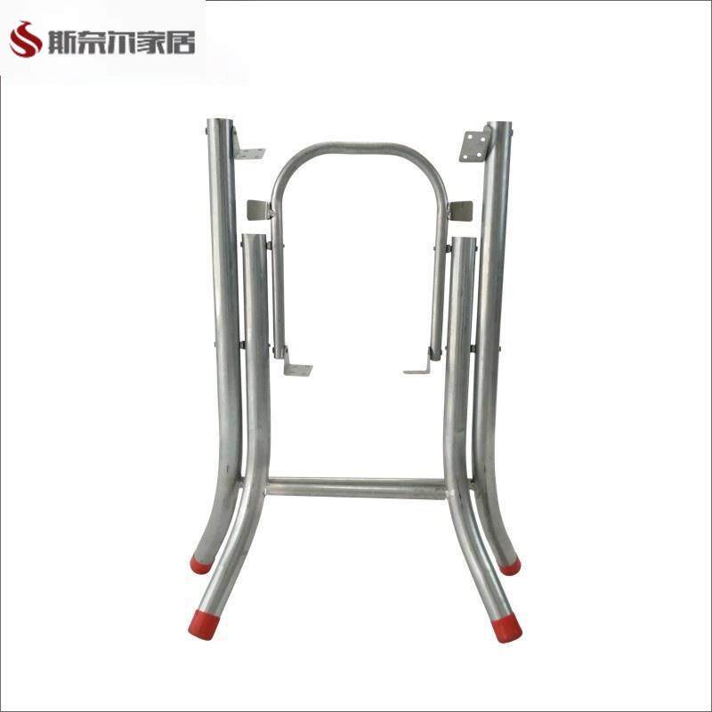 折叠脚铁脚桌脚桌子不锈钢桌架腿餐腿小桌支架桌铁脚桌圆桌腿腿台