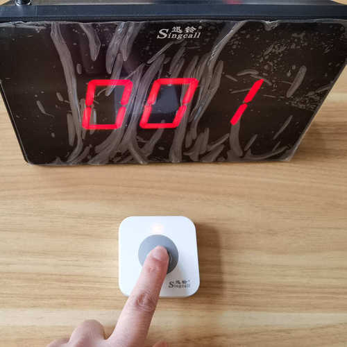 迅铃无线呼叫器APE590餐厅酒店办公呼叫铃棋牌室茶楼会所服务按钮