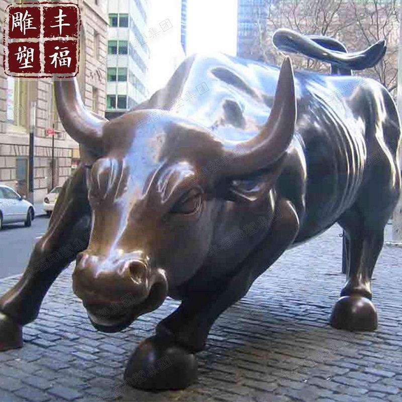 供应仿铜玻璃钢雕塑厂家户外玻璃钢獬豸雕塑龙生九子树脂动物摆件