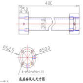 支架触摸屏支架不锈钢控制箱安装 固定人机面旋转支电控架箱杆支座
