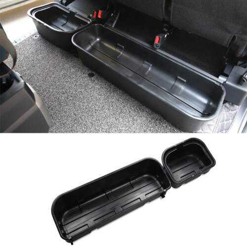 适用15-24年福特猛禽f150后排座椅下储物盒猛禽工具箱 f150杂物箱