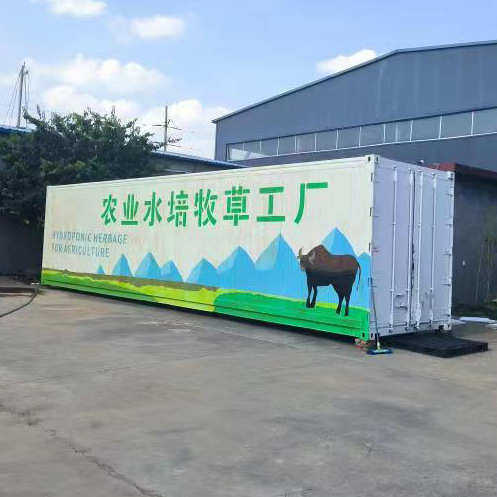 农业水培牧草工厂 水培牧草设备 养殖小麦草饲料牧草生产设备