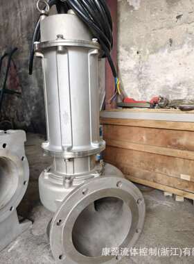 3043不锈钢污水泵8塞0V酸碱防腐蚀耐220V无堵切割化工潜水排污泵8