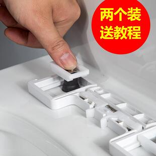 马桶盖固定卡扣螺丝配件上锁上装膨胀丝坐便盖零件通用螺栓安装座