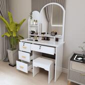 Cosmetic Mirror梳妆台卧室小户型现代简约家用化妆桌化妆柜跨境