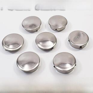 304不锈钢密封盖201圆管孔塞盖塞内塞装饰帽晾衣架方便无焊密封