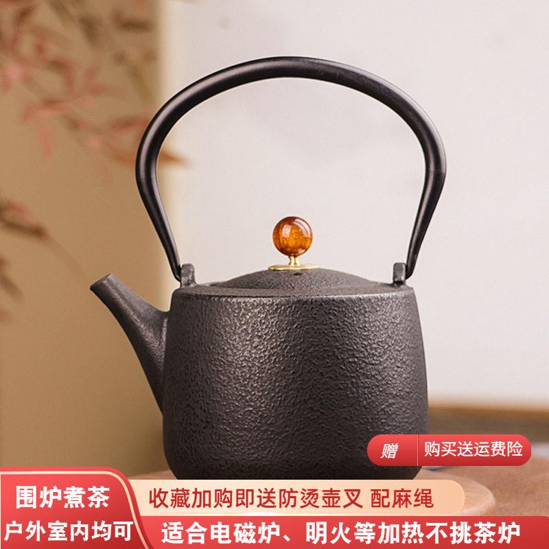 典工堂铁壶手提素壶铸铁壶生铁壶日本铁壶无涂层茶室摆件家用茶具