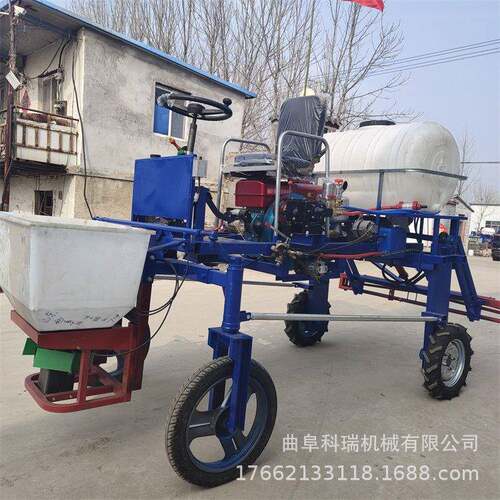 撒化肥打药一体机供应各款式高架喷药机小麦玉米大豆打药车