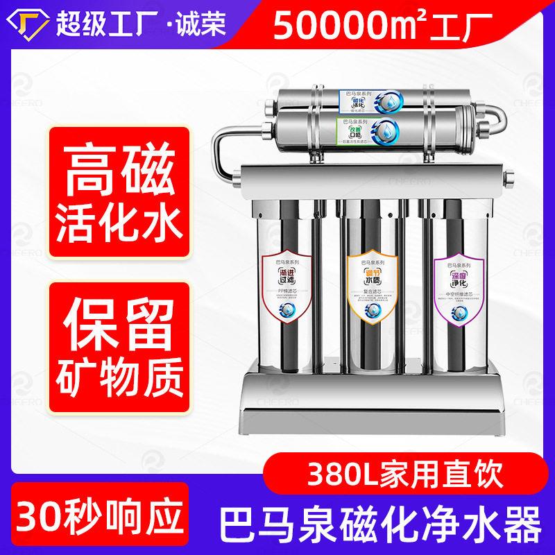 不锈钢净水器家用壁挂巴马泉五级磁化自来水过滤器厨房净水机