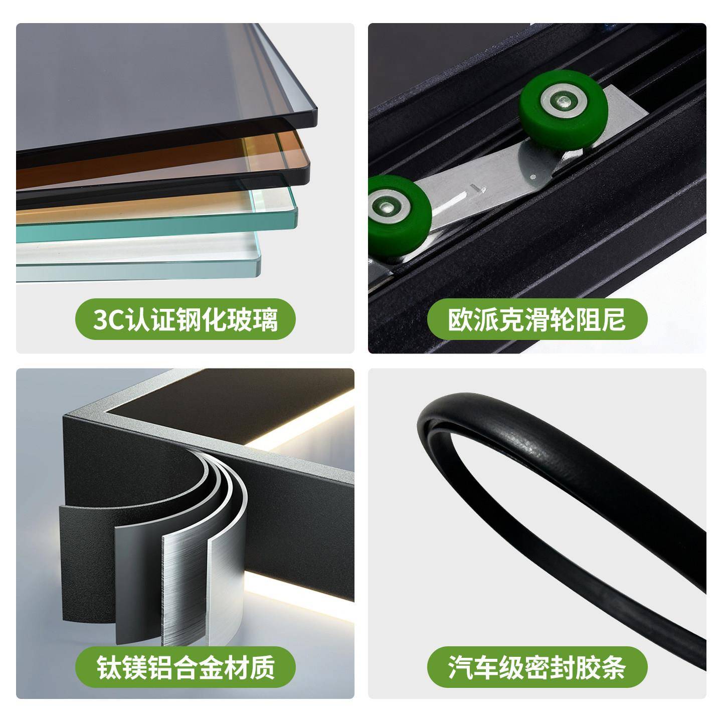 卫生间推拉门单轨单扇吊轨小户型浴室厕所平移门极窄铝合金玻璃门