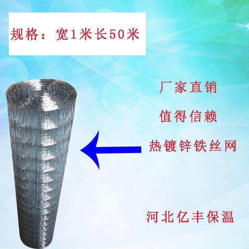 镀锌铁丝网鸡鸽笼围栏彩钢大棚玻璃棉卷毡托网养殖防护隔离网