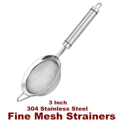 Fine Mesh Strainers Colander-Skimmer Sieve Sifters Cooking