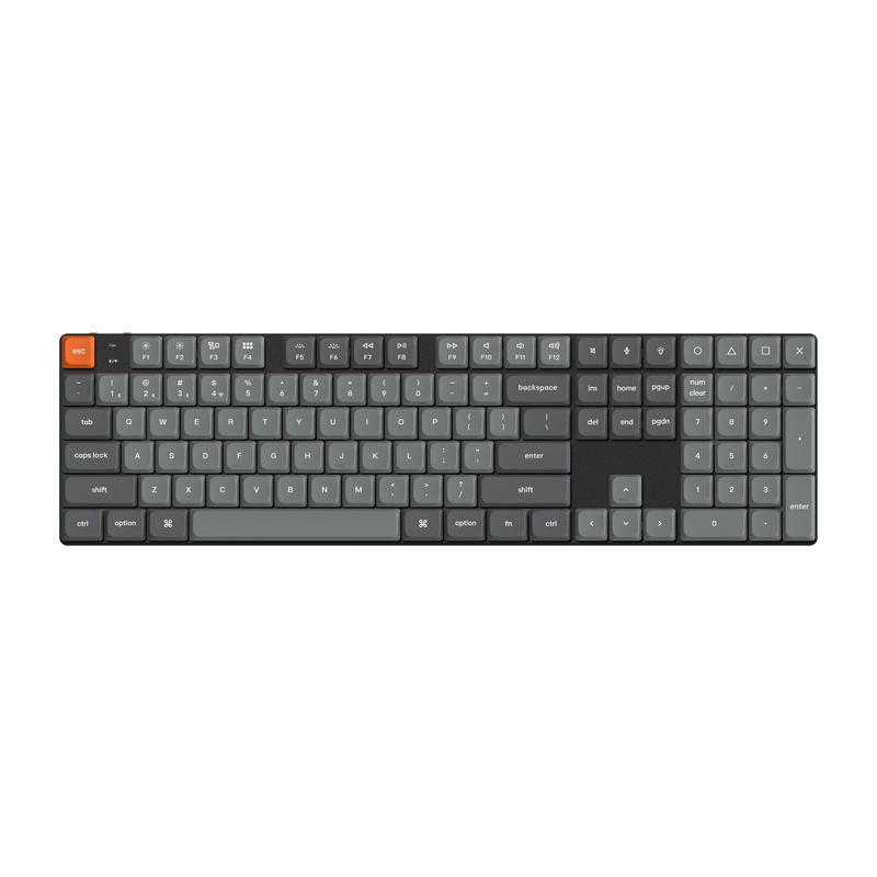 Keychron K5Max无线蓝牙Mac机械键盘矮轴适配Win系统108键办公女
