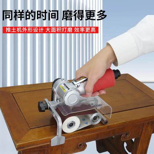 气动砂丝带机0*2660mm环带抛光机拉磨光机多660功能风动打磨机
