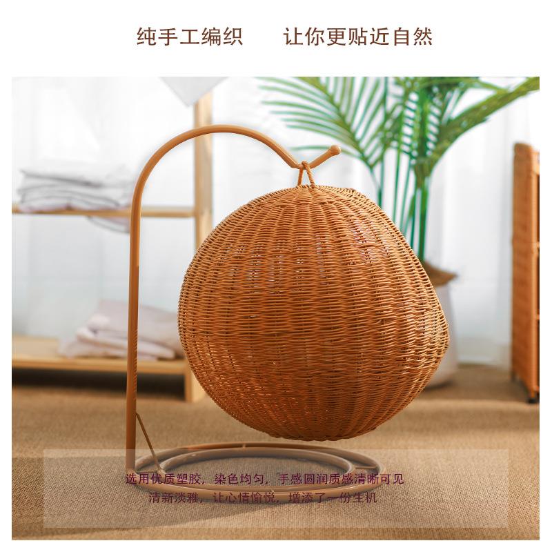 仿藤编宠物吊篮吊床四季通用猫窝狗窝小型宠物睡觉篮猫咪别墅