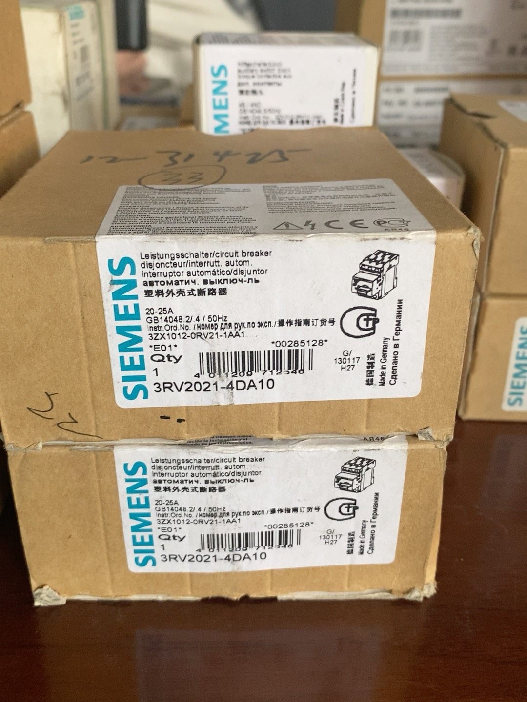 西门子 断路器3RV2021-4DA10 全新原装