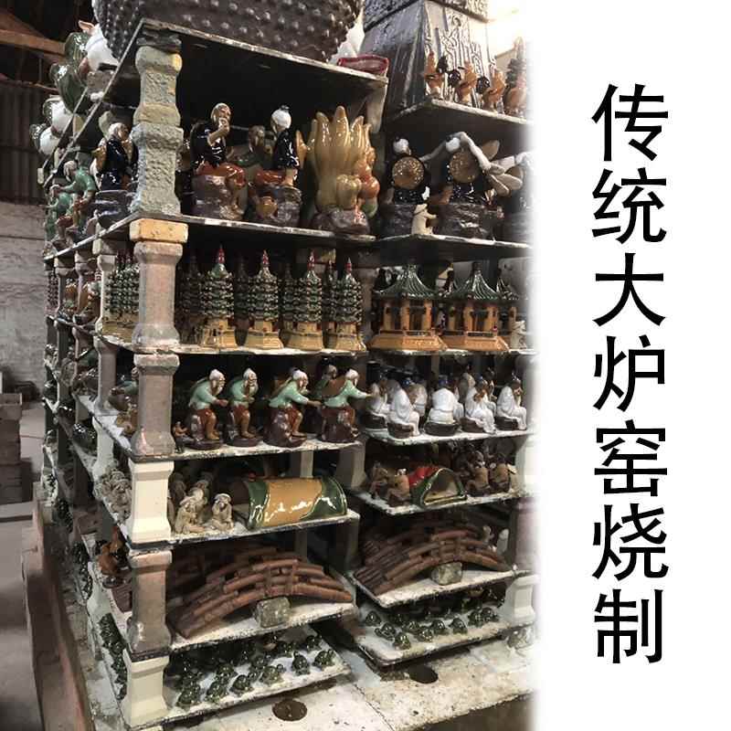 假山摆件配件造景大桥鱼池上F76S88M9装饰摆件大吸水石配件水型石