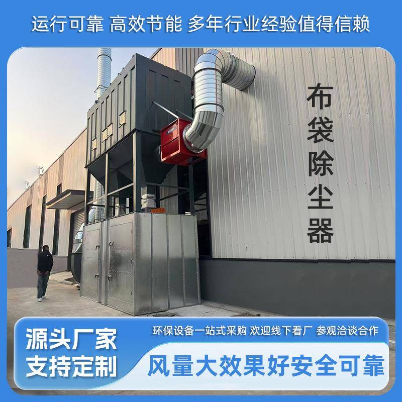 脉冲布袋除尘器车间粉尘灰尘净化除尘器工业除尘设备耐高温防腐