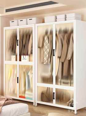 钢衣制衣柜家用卧室衣物被子收纳儿童落橱PDD10265出柜租房防地尘