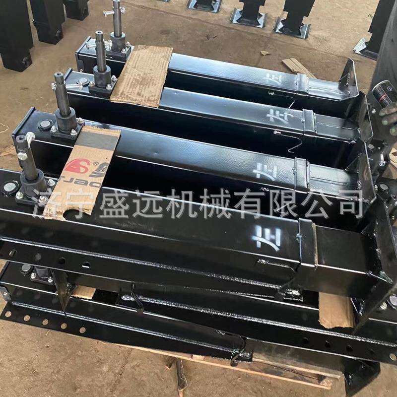 手摇挂车支腿28T外置加重双速马腿登车桥升降装置设备支撑腿现货
