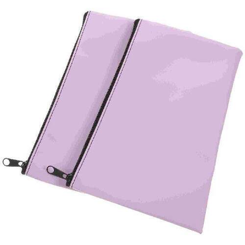 2 Pcs Small Pouch Pu Bill Bag Cash Deposit Storage 2pcs