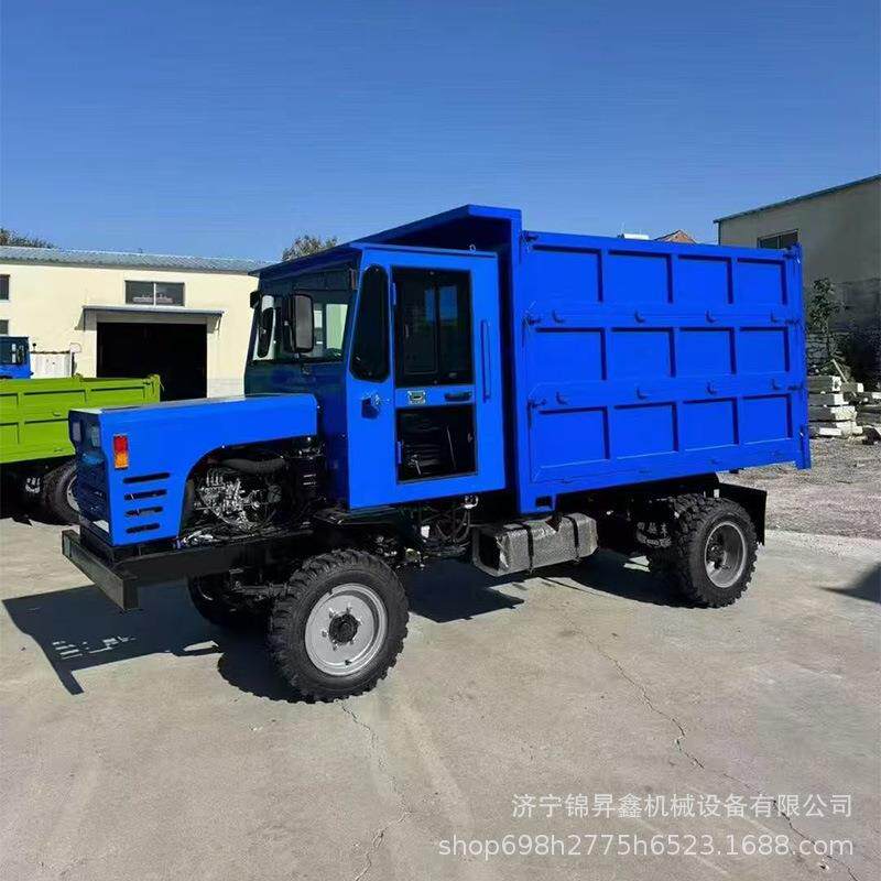 四不像四驱农用车翻斗自卸拖拉机拉沙拉石头拉毛竹柴油四轮运输车