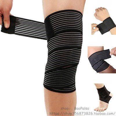 sports bandage wrap elbow wrist knee ankle support stabiliz