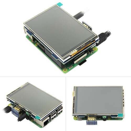 树莓派3.5寸高清 HDMI显示器 Raspberry Pi LCD触摸屏 MPI3508