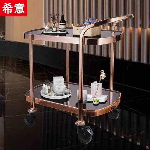 餐车小推车摆摊蛋糕车豪华酒店服务车点心车多功能餐厅酒水车