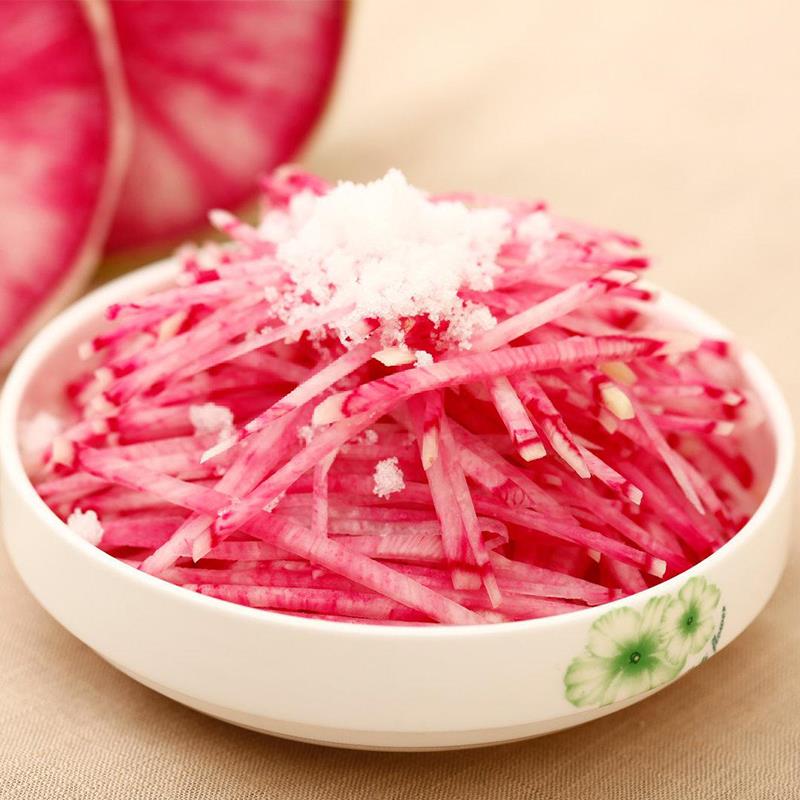 新鲜心里美萝卜红心大萝卜微甜清脆新鲜水果萝卜生吃沙拉食材装饰