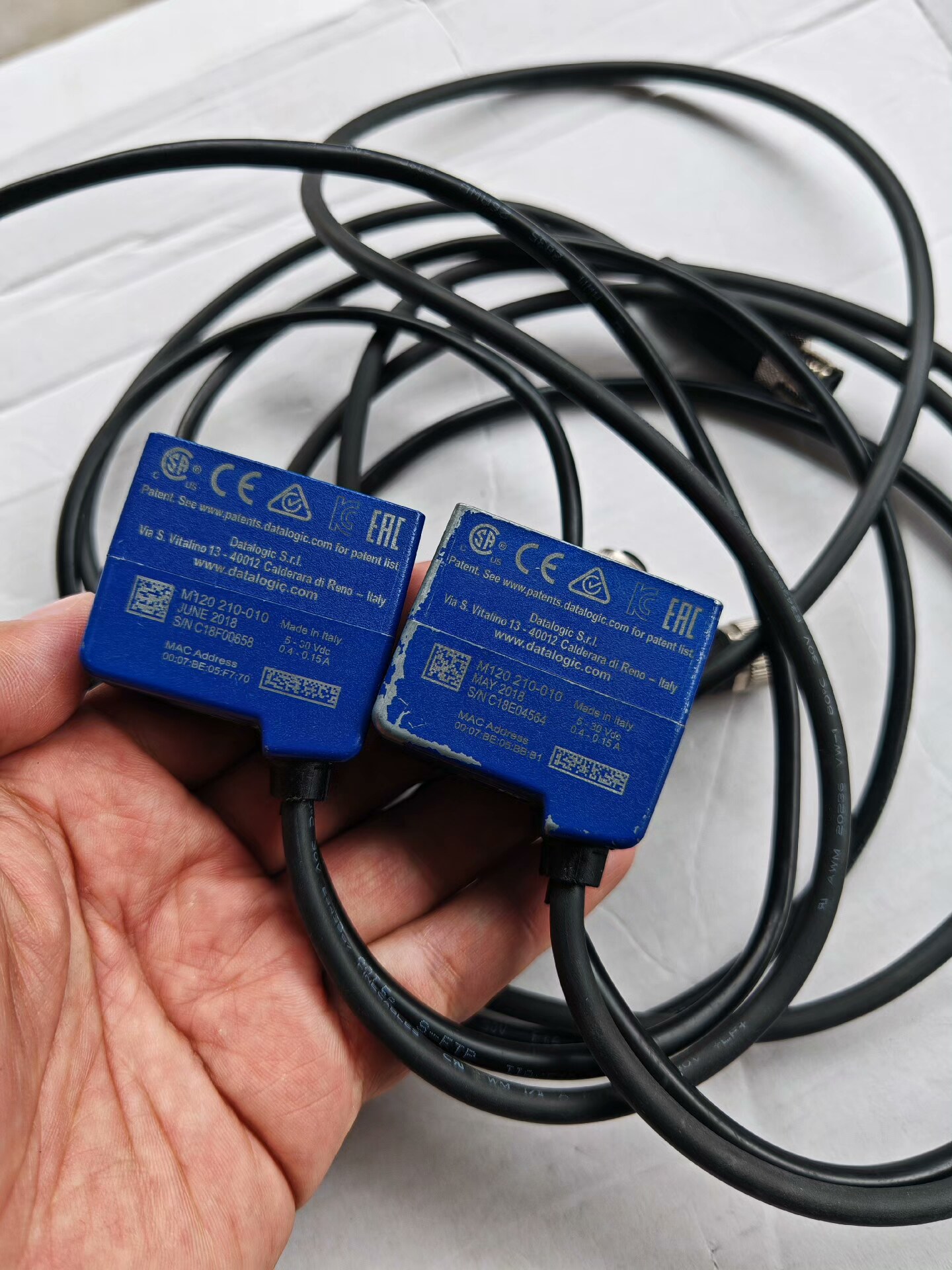 得利捷 读码器 M120 210-010正常拆机，实物拍摄