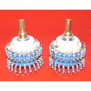 双声道音量电位器误差小于0.5％ 高精度24档50K100K250K500K步进式