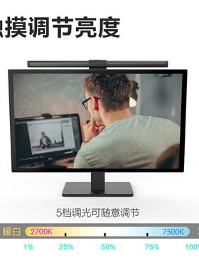 爆620款ed双灯面发光显示l挂灯护眼防蓝光屏幕补光办公室电脑器台