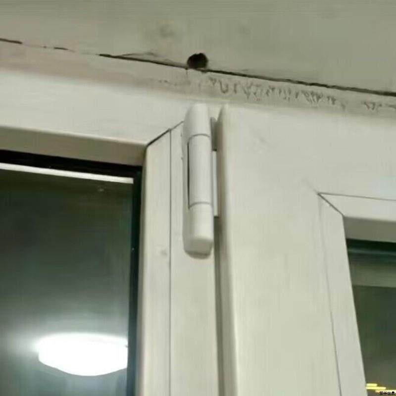 塑钢门窗角部铰炼老式阳台推拉窗户转轴铰炼外平开 门活页折页配.