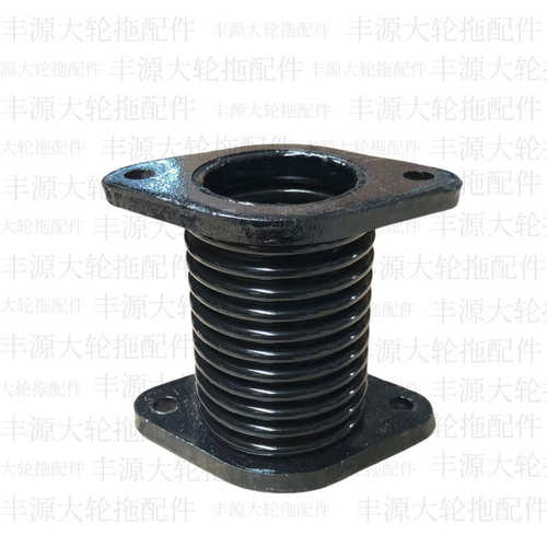 。一拖东方红拖拉机4缸配件 东方红膨胀节消音器接头11圈