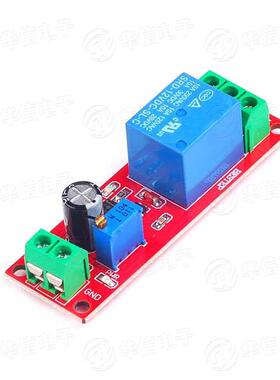 NE555延时继电器模块12V5V导通延时可调单稳态开 关汽车1-10秒延