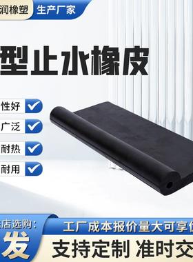 P型橡胶止水带橡胶止水条闸门密封条中埋式止水带P型止水橡胶