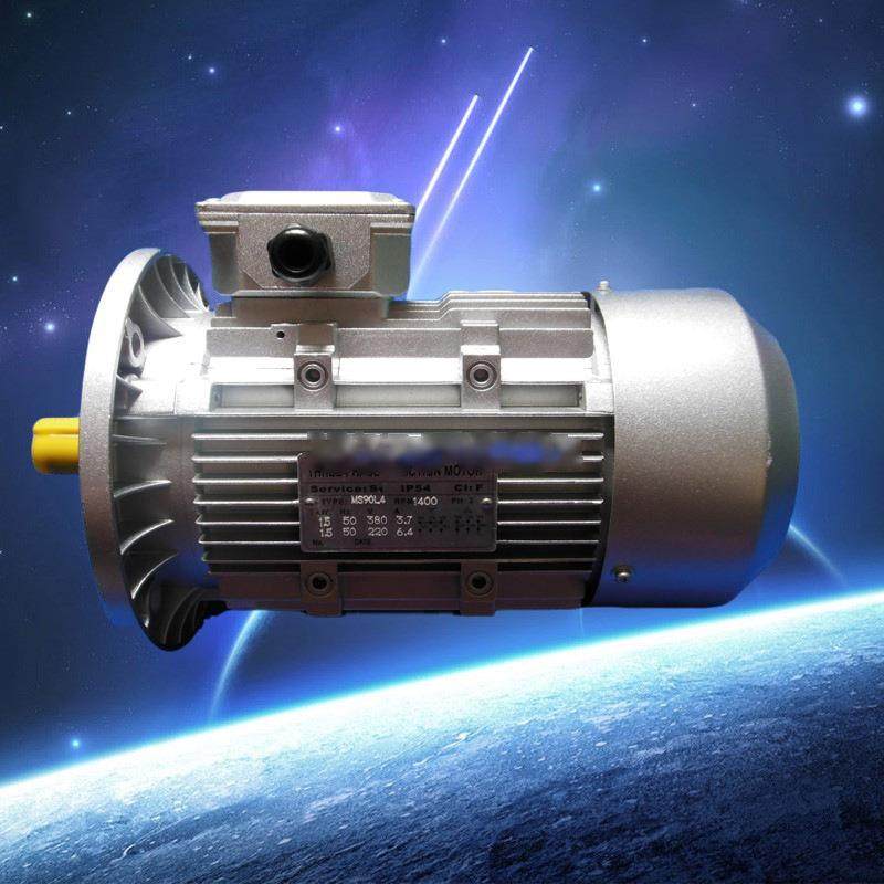 铜卧8式三相30767v异步电动机Y立2-90S-60.75KW铝壳式交流电芯机