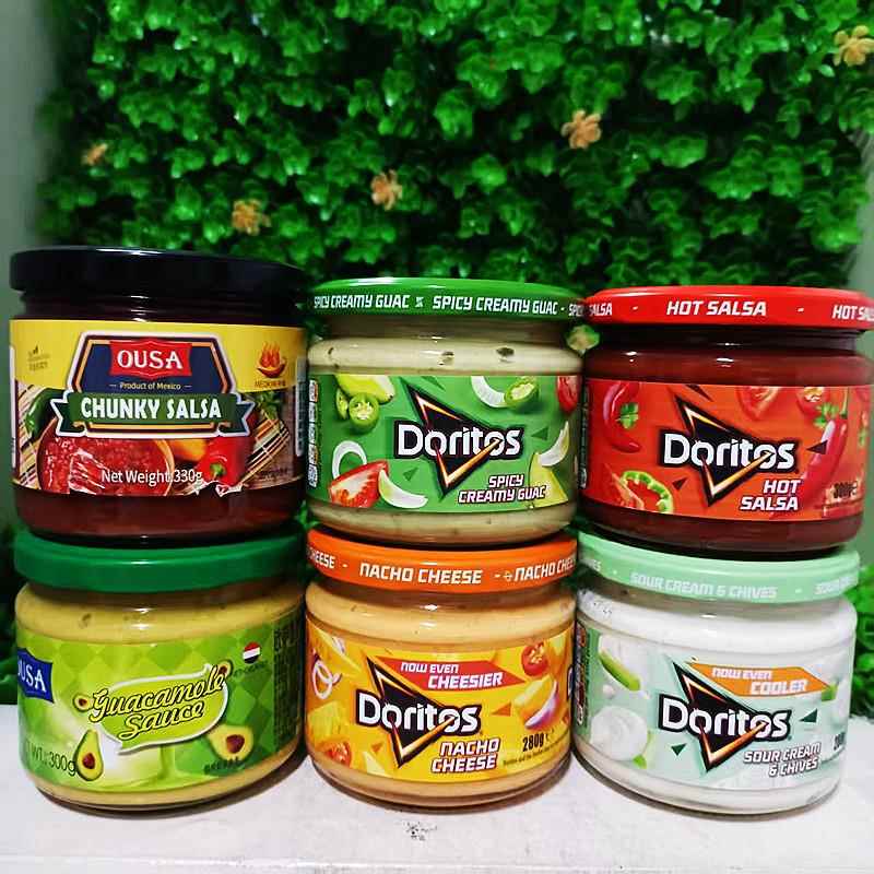 牛油果酱莎莎酱Doritos HOT SALSA SAUCE多力多滋玉米薯片芝士酱图片